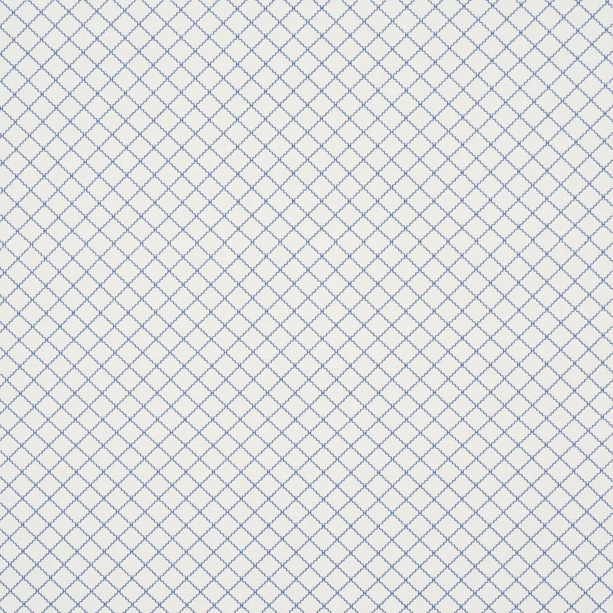 Schumacher 83761 Maggie Lattice Indigo fabric swatch