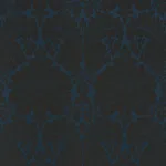 Schumacher 71280 Maggiore Damasco Midnight fabric swatch