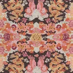 Schumacher 178053 Magic Mountain Dragon Aubergine fabric swatch