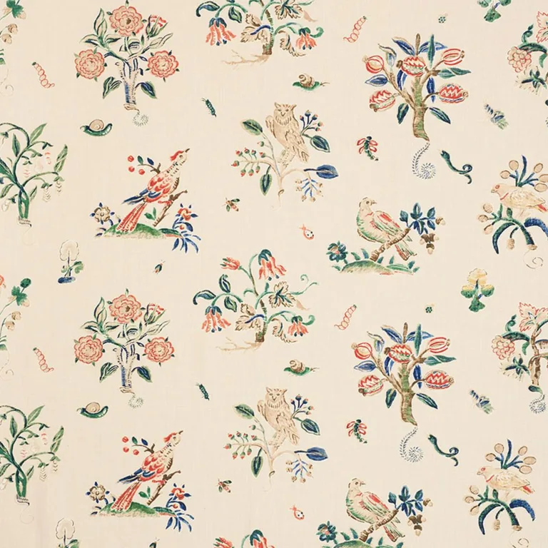 Schumacher 176752 Magical Menagerie Primary fabric swatch