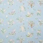 Schumacher 176755 Magical Menagerie Sky fabric swatch