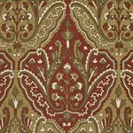 Schumacher 64811 Maharajah Crewel Embroidery Pompeii fabric swatch