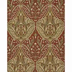Schumacher 64811 Maharajah Crewel Embroidery Pompeii fabric swatch