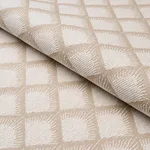 Schumacher 84500 Maize Ivory fabric swatch