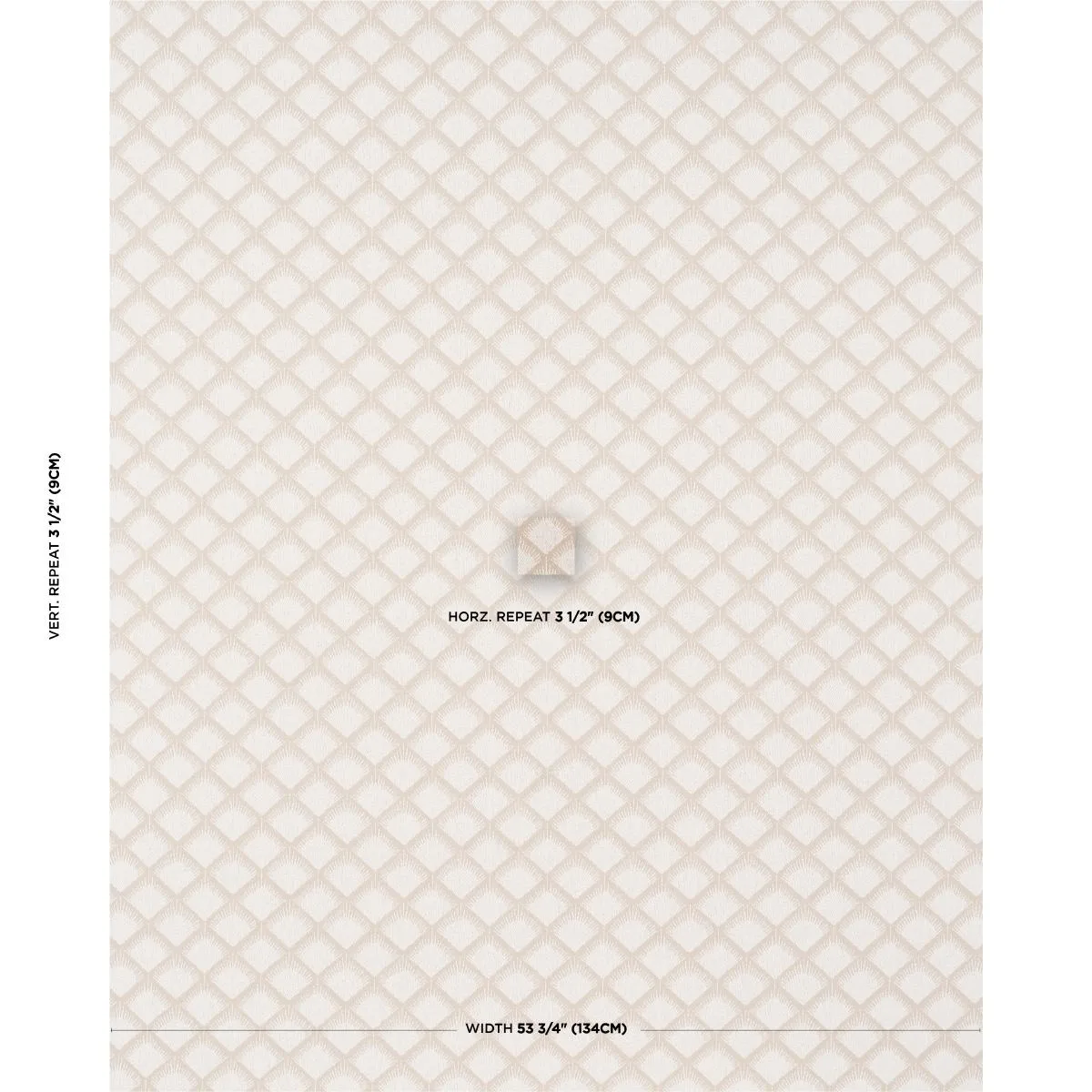 Schumacher 84500 Maize Ivory fabric swatch