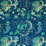 Schumacher 179420 Majorelle Velvet Blue fabric swatch
