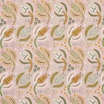 Schumacher 179852 Malabar Vine Blush fabric swatch