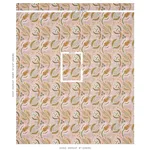 Schumacher 179852 Malabar Vine Blush fabric swatch