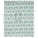 Schumacher 179850 Malabar Vine Peacock fabric swatch