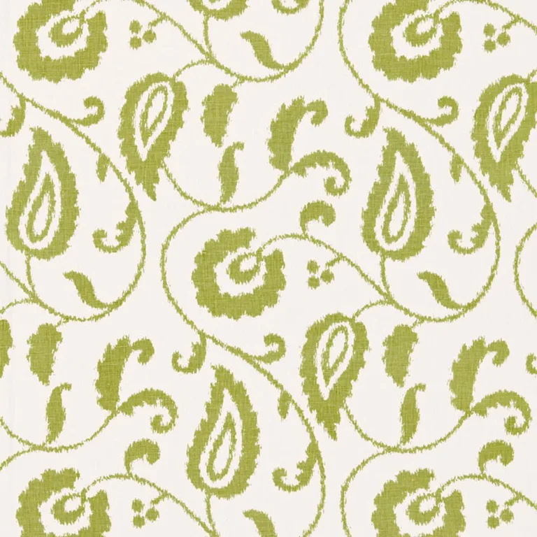 Schumacher 175013 Malacca Ikat Vine Willow fabric swatch