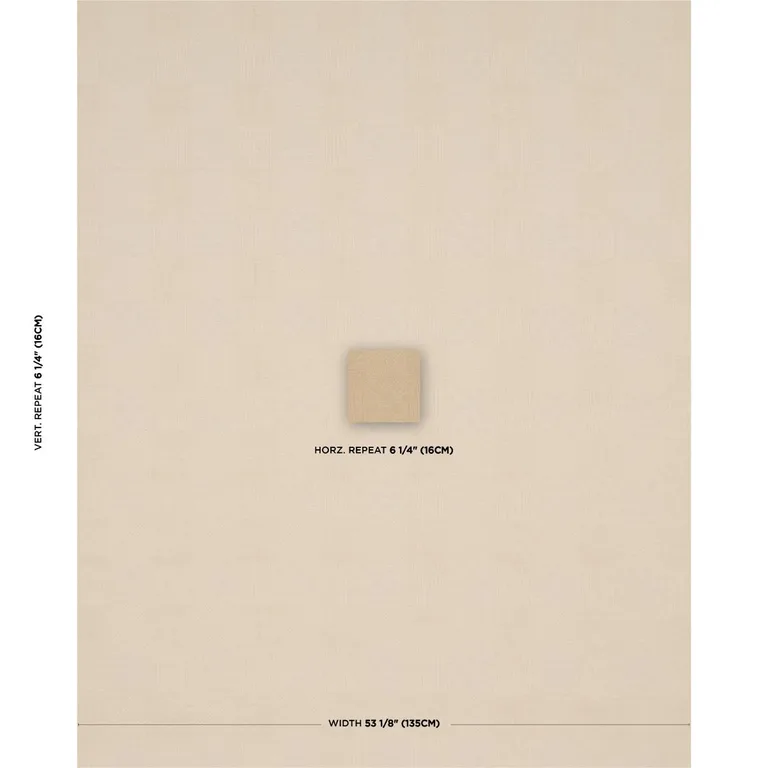 Schumacher 84050 Malia Natural fabric swatch