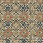 Schumacher RF910CS01 Manchu Medallions Original fabric swatch