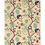 Schumacher 81510 Mandevilla Embroidery Document fabric swatch