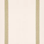 Schumacher 68772 Mandeville Embroidery Camel fabric swatch