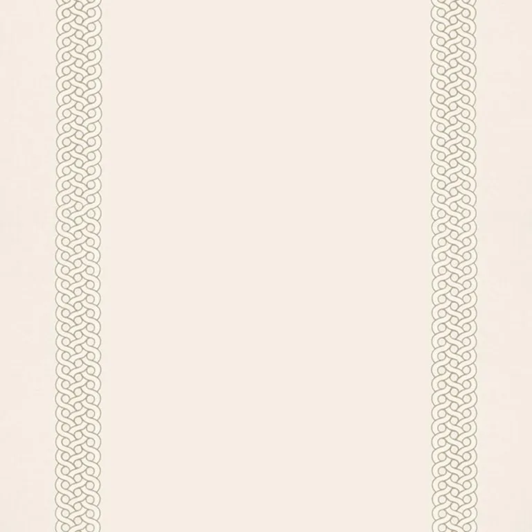 Schumacher 68771 Mandeville Embroidery Dune fabric swatch