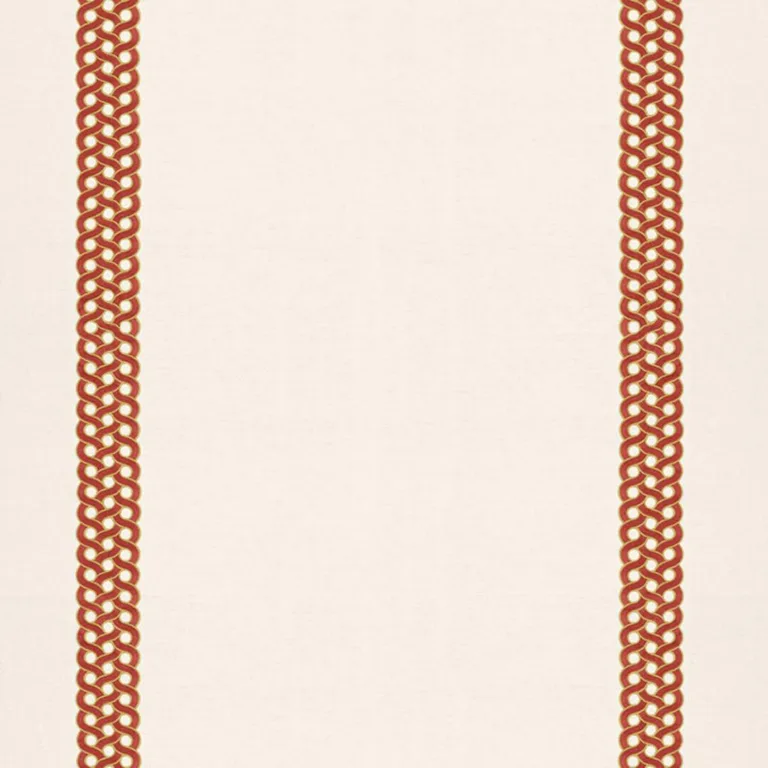 Schumacher 68773 Mandeville Embroidery Grenadine fabric swatch