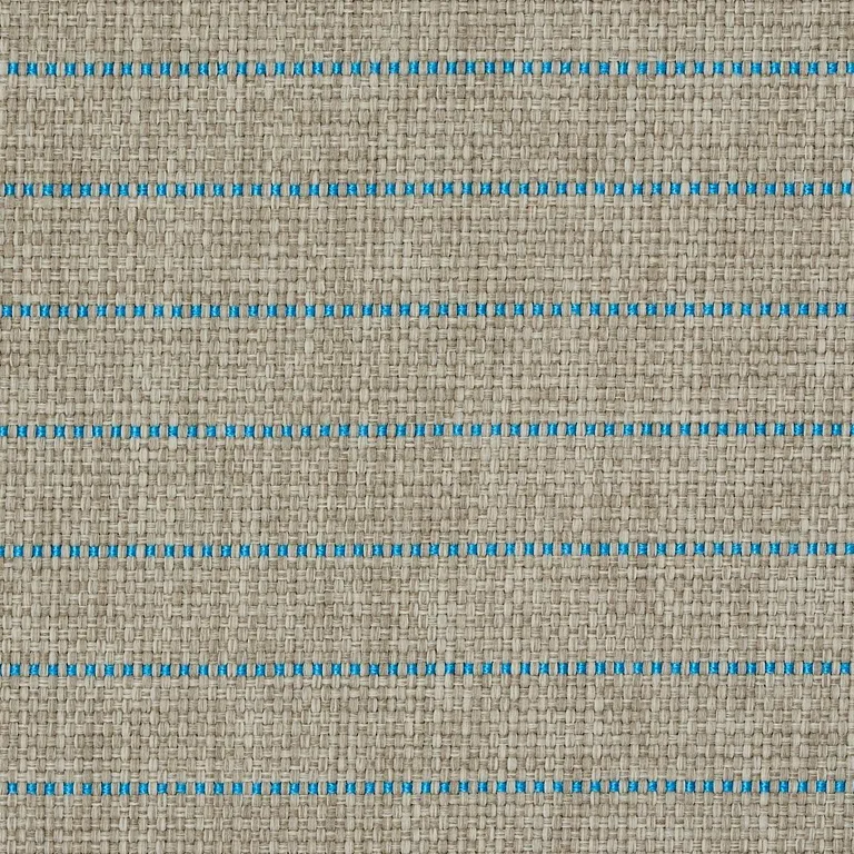 Schumacher 71814 Manning Stripe Indoor/Outdoor Aqua fabric swatch