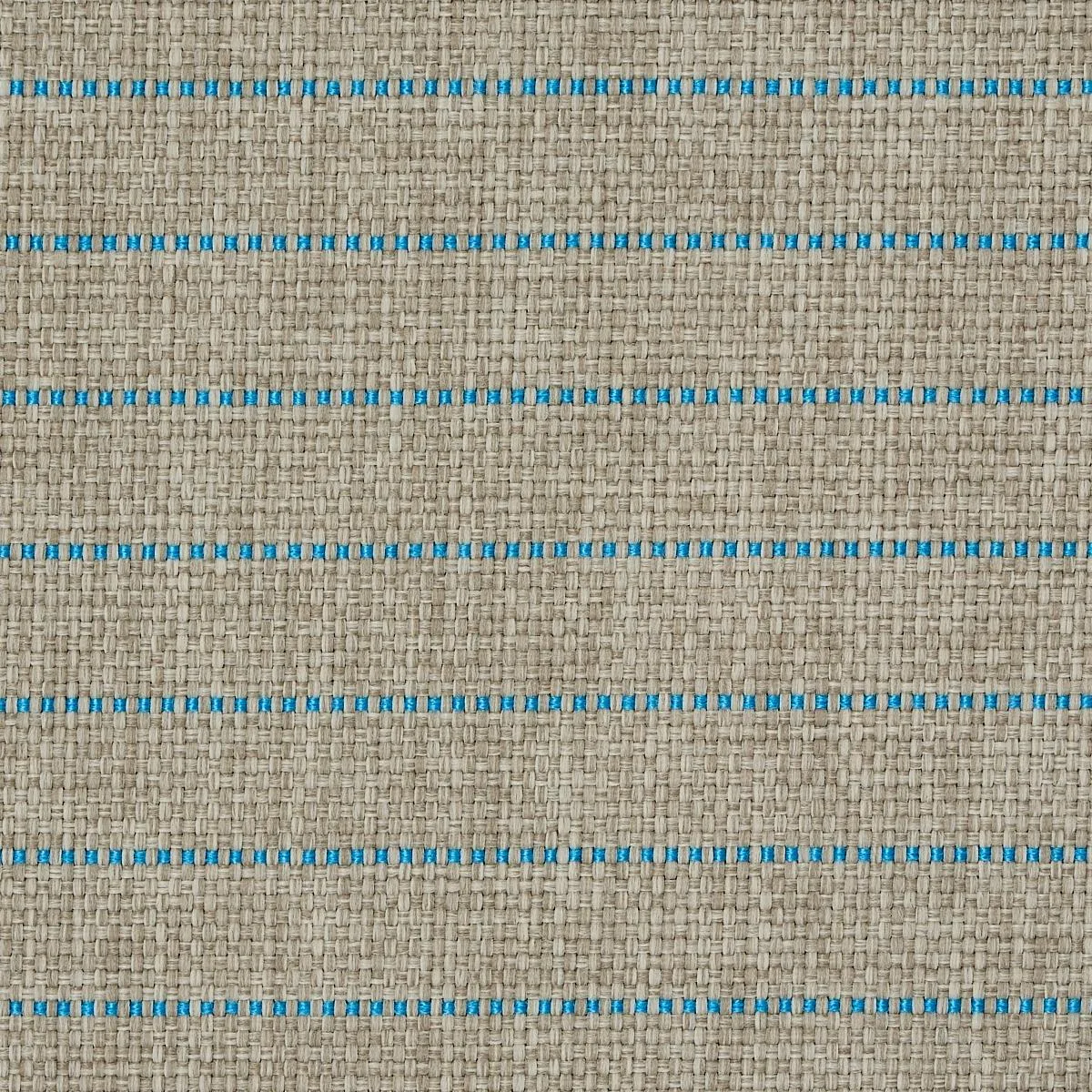 Schumacher 71814 Manning Stripe Indoor/Outdoor Aqua fabric swatch