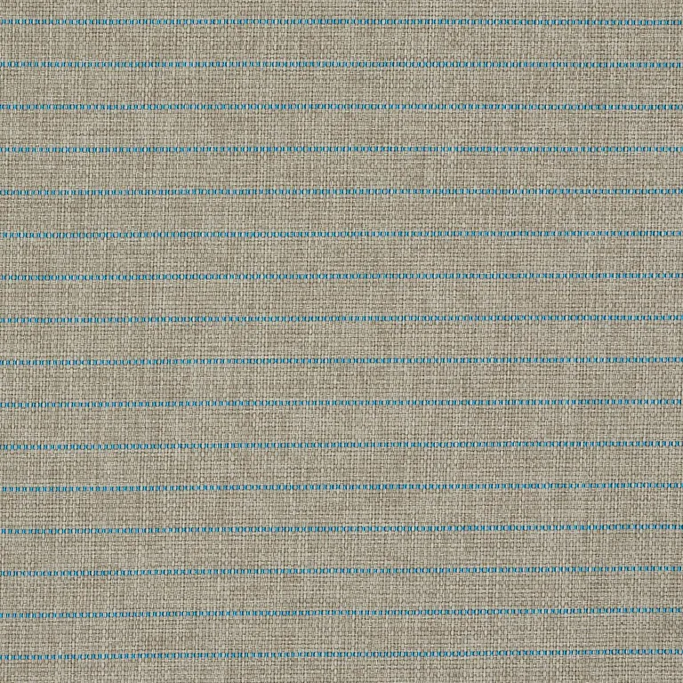 Schumacher 71814 Manning Stripe Indoor/Outdoor Aqua fabric swatch