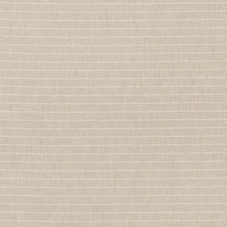 Schumacher 71812 Manning Stripe Indoor/Outdoor White/Natural fabric swatch