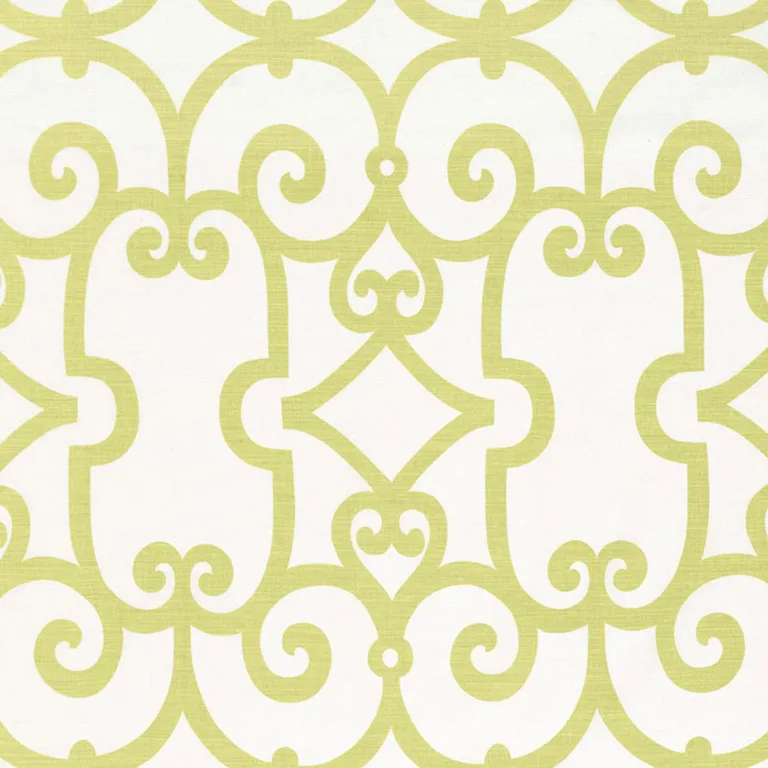 Schumacher 174150 Manor Gate Aloe fabric swatch