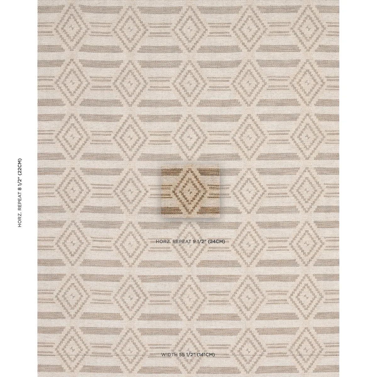 Schumacher 77443 Manta Performance Birch fabric swatch