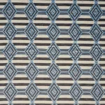 Schumacher 77442 Manta Performance Blue fabric swatch