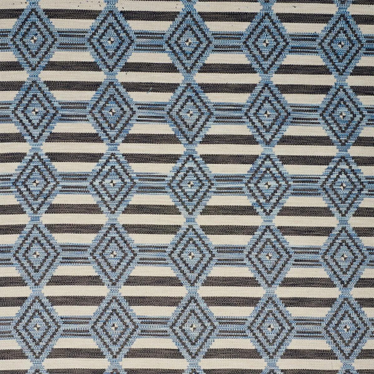 Schumacher 77442 Manta Performance Blue fabric swatch