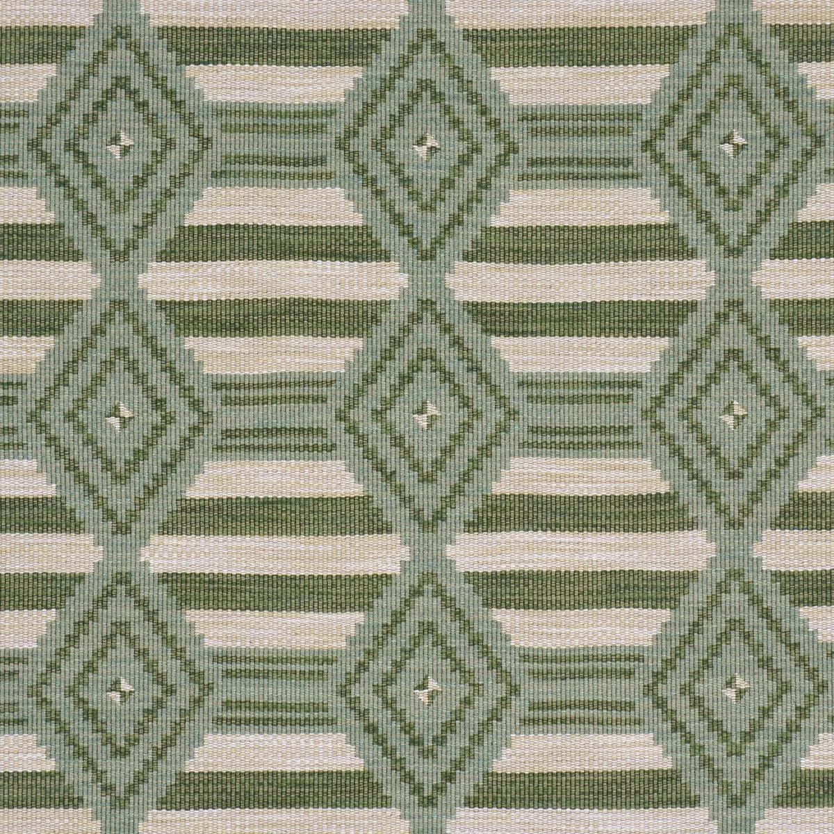 Schumacher 77445 Manta Performance Green & Mineral fabric swatch