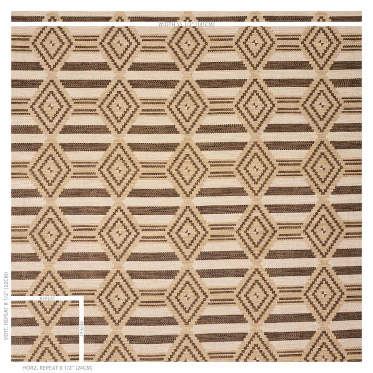 Schumacher 77441 Manta Performance Neutral fabric swatch