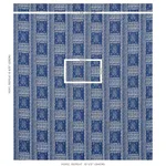Schumacher 80630 Maracena Jacquard Blue fabric swatch