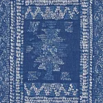 Schumacher 80630 Maracena Jacquard Blue fabric swatch