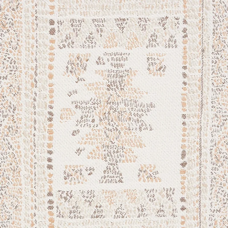 Schumacher 80632 Maracena Jacquard Natural fabric swatch