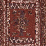 Schumacher 80631 Maracena Jacquard Red fabric swatch