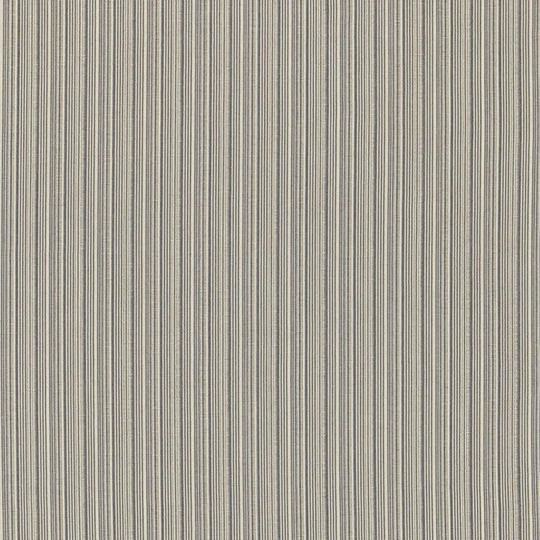 Schumacher 65970 Marbella Strie Oxford Grey fabric swatch
