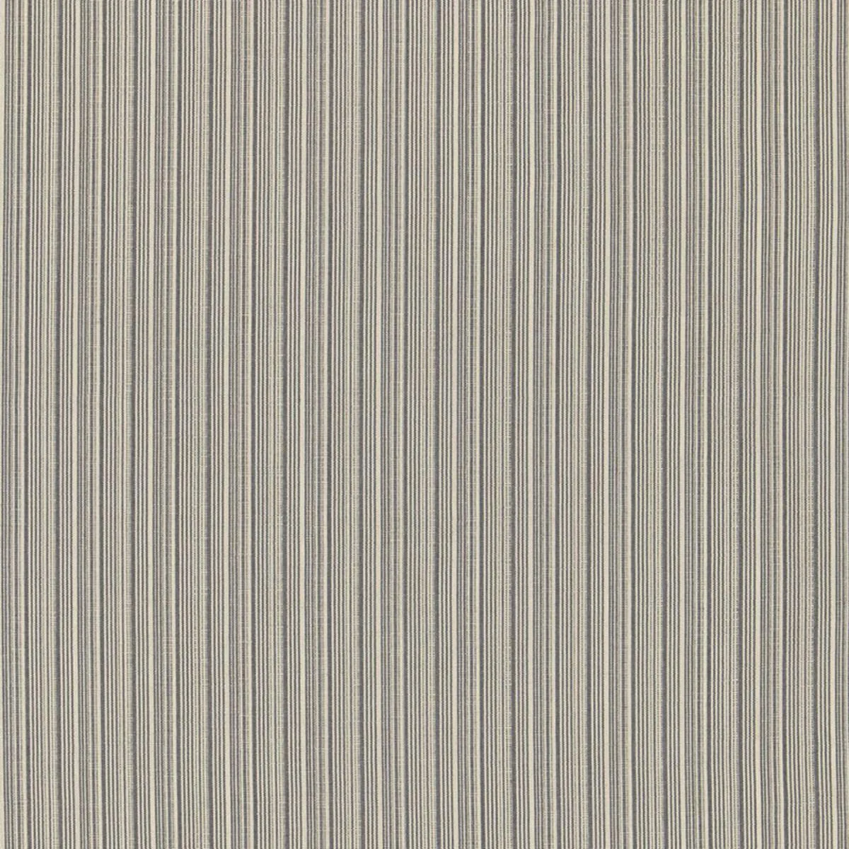 Schumacher 65970 Marbella Strie Oxford Grey fabric swatch