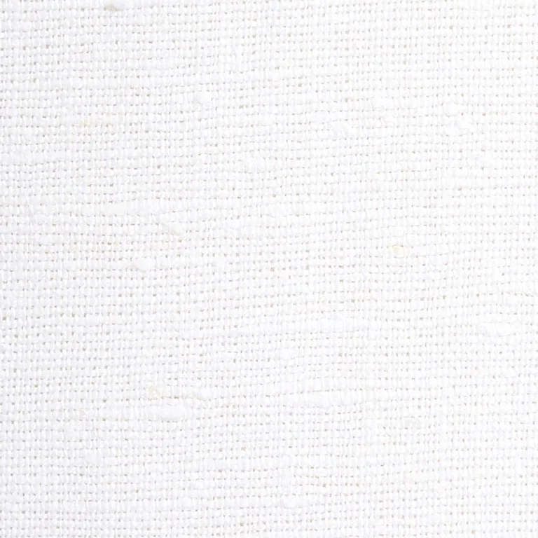 Schumacher 79990 Marco Performance Linen Blanc fabric swatch