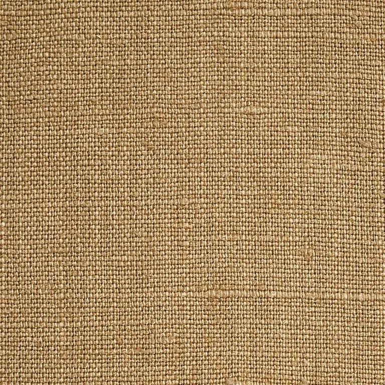 Schumacher 79994 Marco Performance Linen Caramel fabric swatch