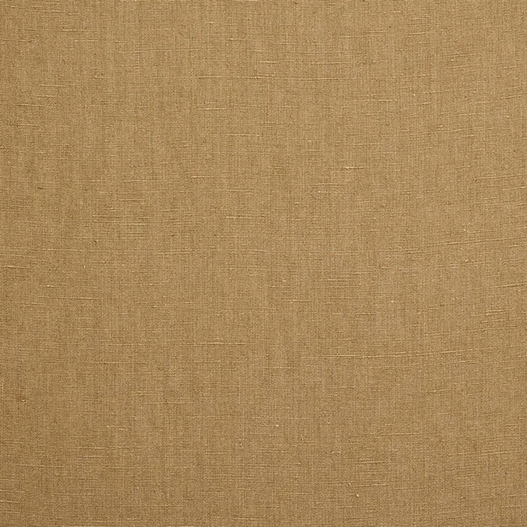 Schumacher 79994 Marco Performance Linen Caramel fabric swatch