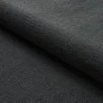 Schumacher 82624 Marco Performance Linen Charcoal fabric swatch