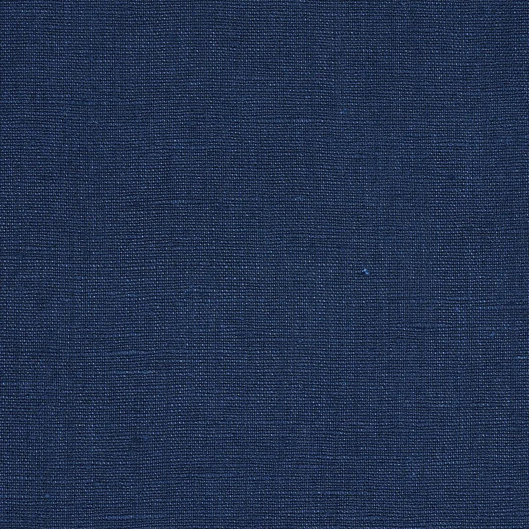 Schumacher 82623 Marco Performance Linen Indigo fabric swatch