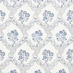 Schumacher 176850 Marella Delft fabric swatch