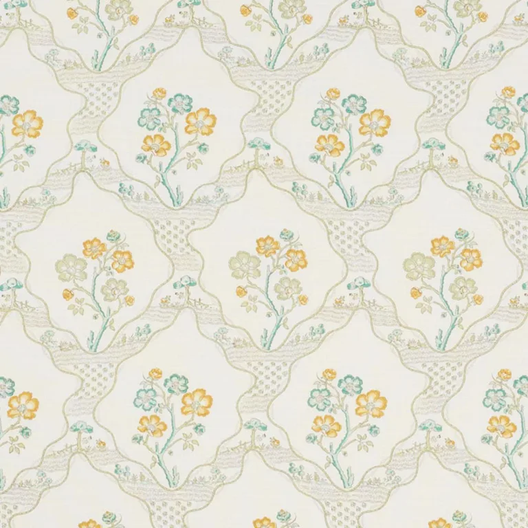 Schumacher 176852 Marella Leaf fabric swatch