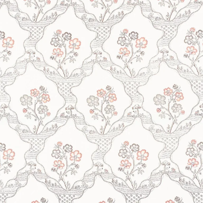 Schumacher 176851 Marella Rose fabric swatch