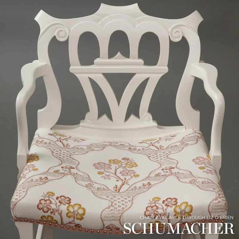 Schumacher 176853 Marella Spice fabric swatch
