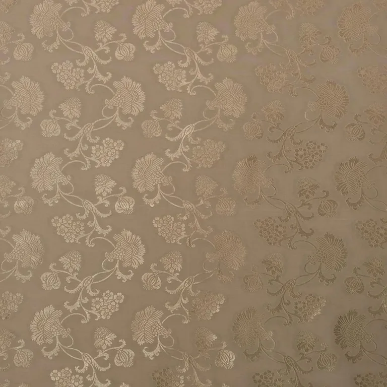 Schumacher 71840 Margaux Hazel Shimmer fabric swatch
