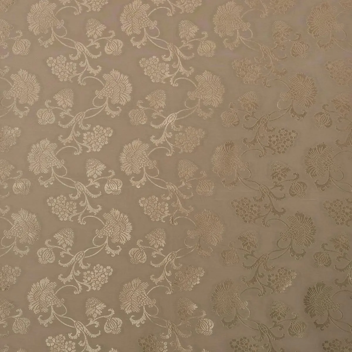 Schumacher 71840 Margaux Hazel Shimmer fabric swatch
