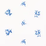 Schumacher 180840 Margie Floral Porcelain fabric swatch
