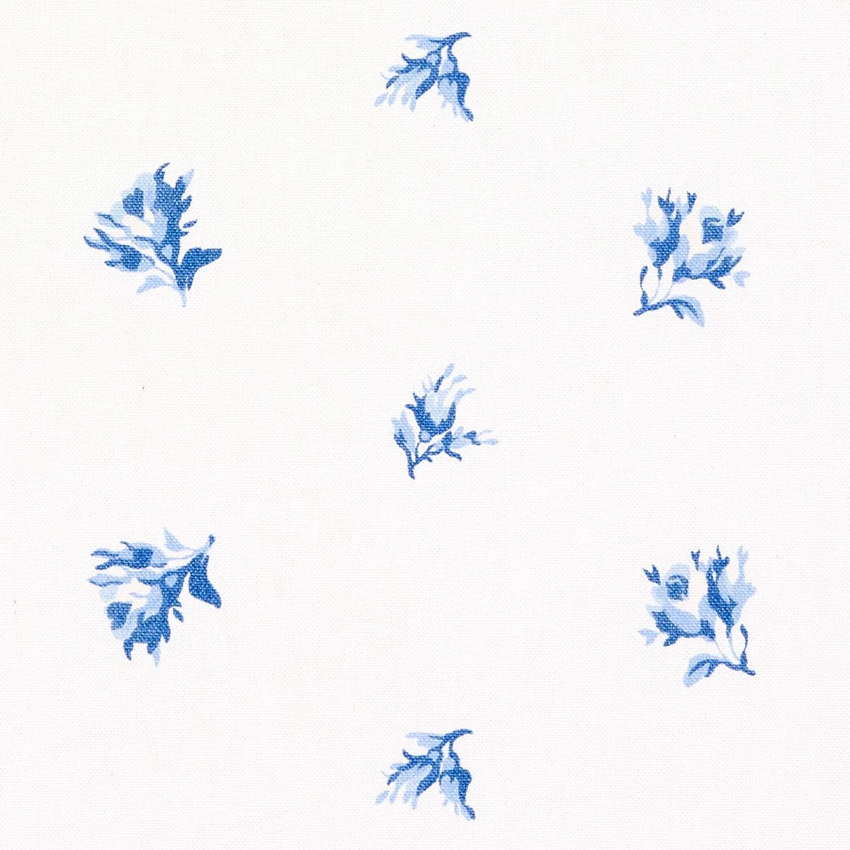 Schumacher 180840 Margie Floral Porcelain fabric swatch