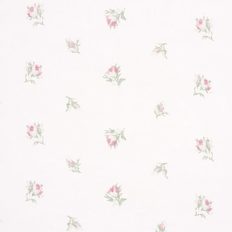 Schumacher 180830 Margie Floral Sheer Rose fabric swatch